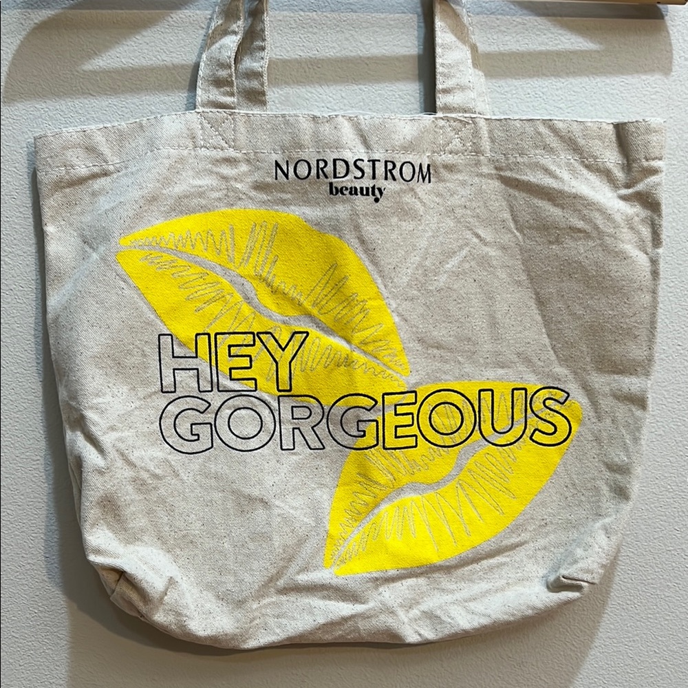 NWOT Nordstrom “Hey Gorgeous” canvas Tote Bag